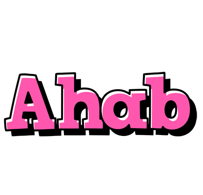 Ahab girlish logo