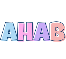 Ahab pastel logo