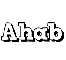 Ahab snowing logo