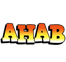 Ahab sunset logo