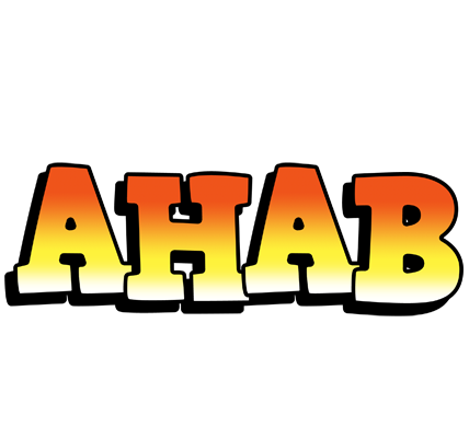 Ahab sunset logo