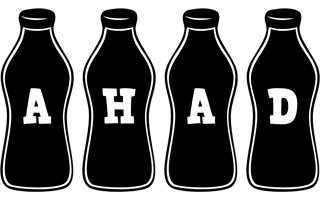 Ahad bottle logo
