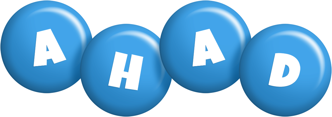 Ahad candy-blue logo