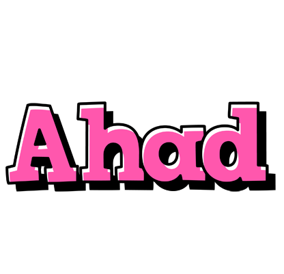 Ahad girlish logo