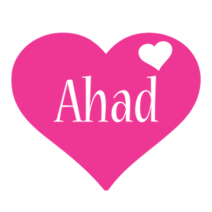 Ahad love-heart logo