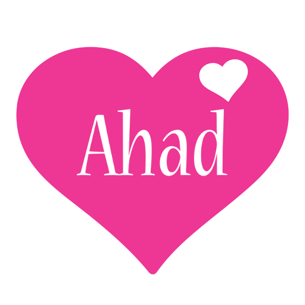 Ahad love-heart logo