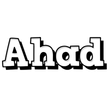Ahad snowing logo