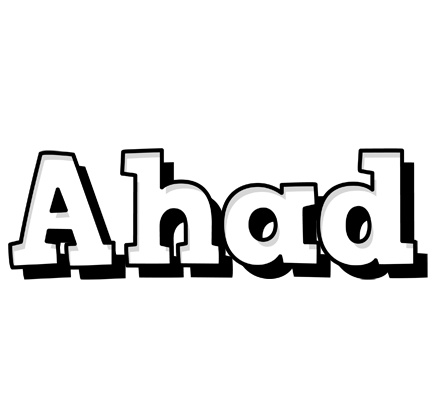 Ahad snowing logo