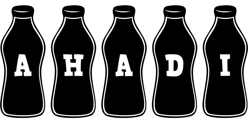 Ahadi bottle logo