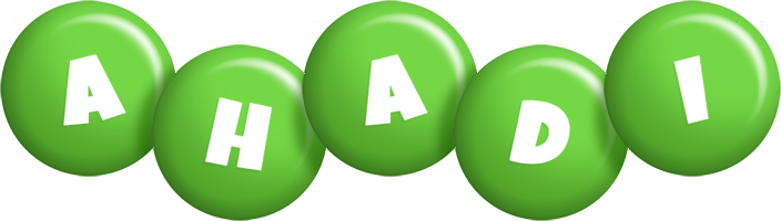 Ahadi candy-green logo