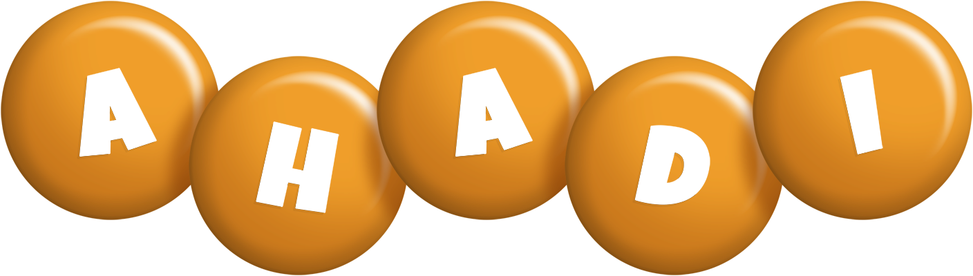 Ahadi candy-orange logo