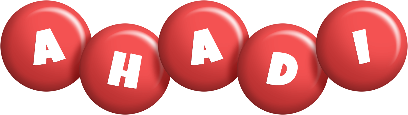 Ahadi candy-red logo