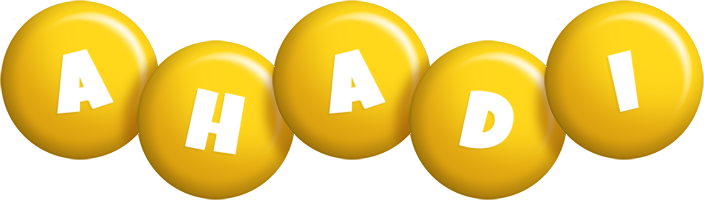 Ahadi candy-yellow logo