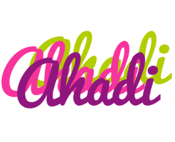 Ahadi flowers logo
