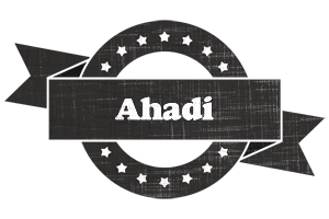 Ahadi grunge logo