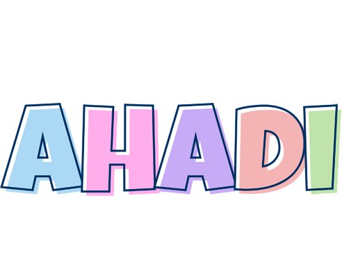 Ahadi pastel logo