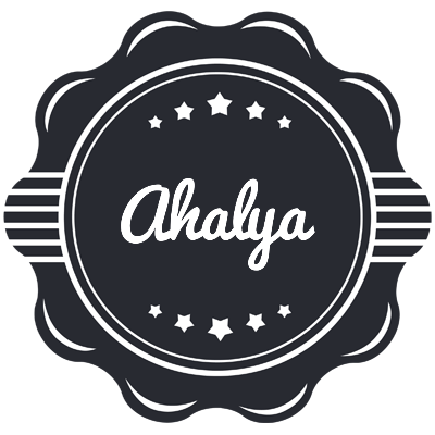 Ahalya badge logo