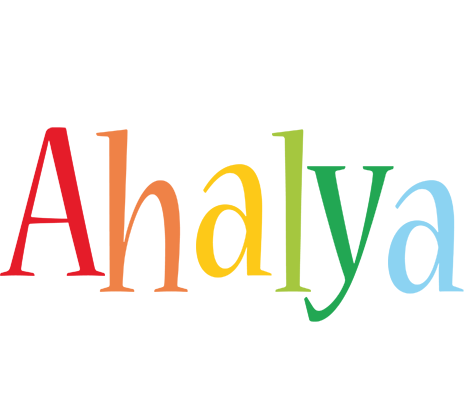 Ahalya birthday logo