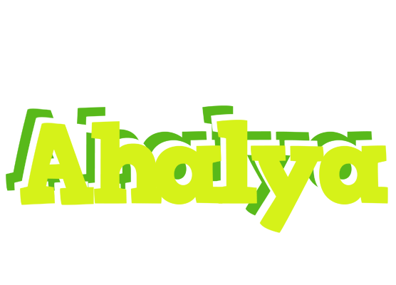 Ahalya citrus logo