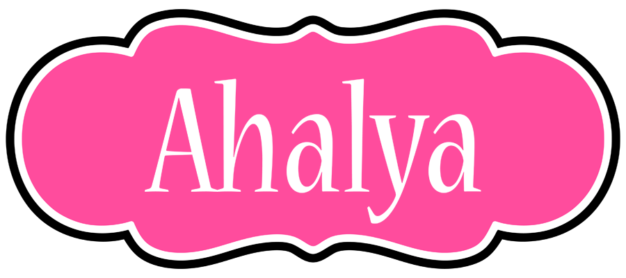 Ahalya invitation logo