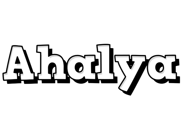 Ahalya snowing logo