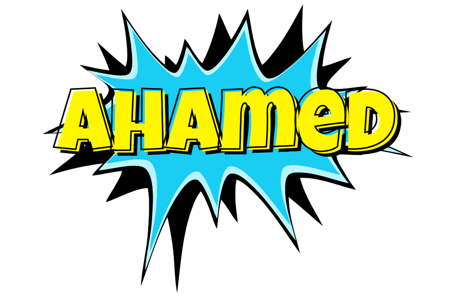 Ahamed amazing logo