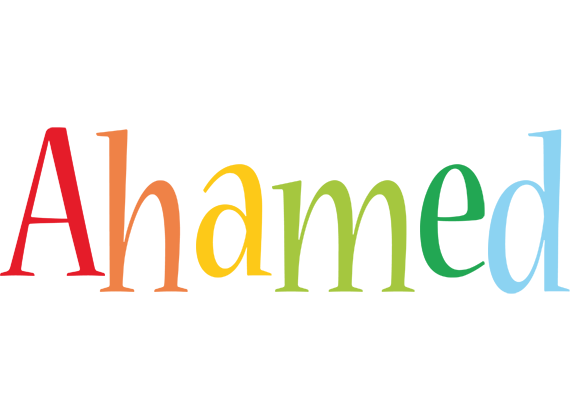 Ahamed birthday logo
