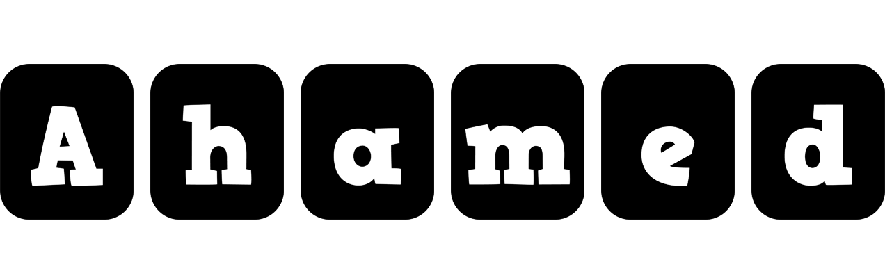 Ahamed box logo
