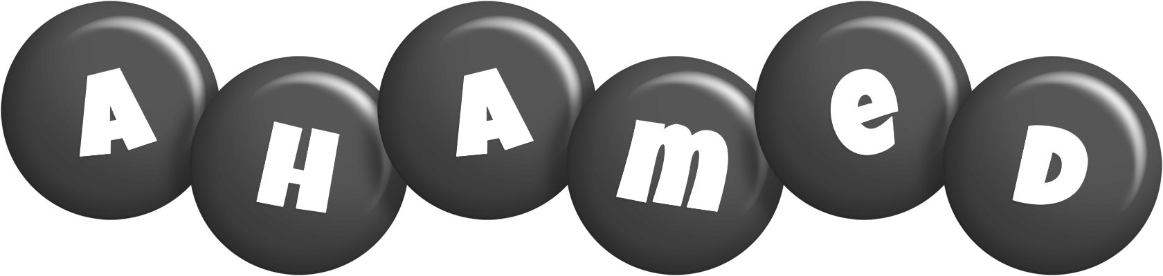 Ahamed candy-black logo