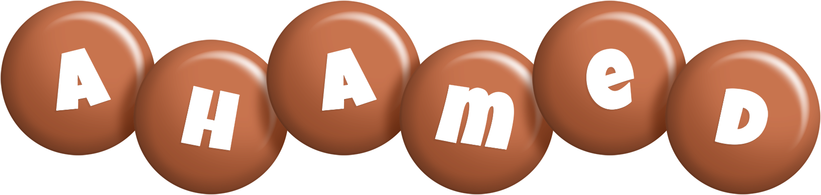 Ahamed candy-brown logo
