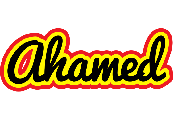Ahamed flaming logo