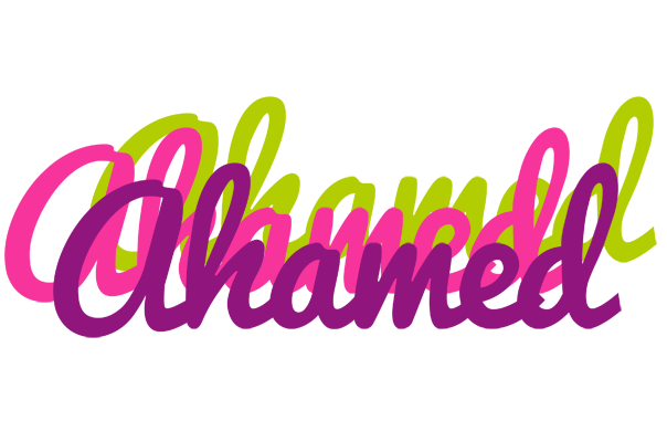Ahamed flowers logo