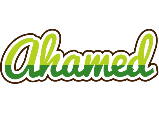Ahamed golfing logo