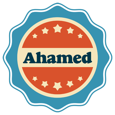 Ahamed labels logo