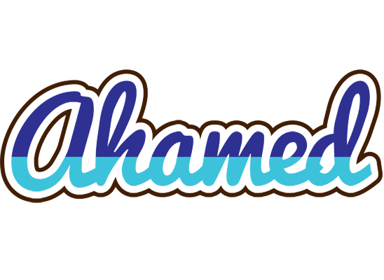 Ahamed raining logo