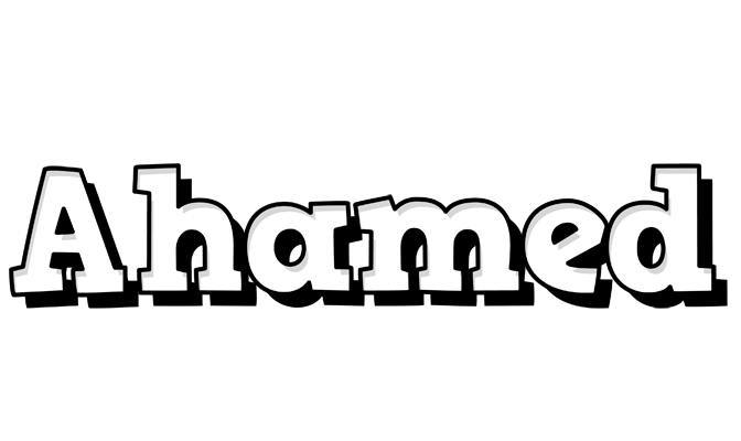 Ahamed snowing logo