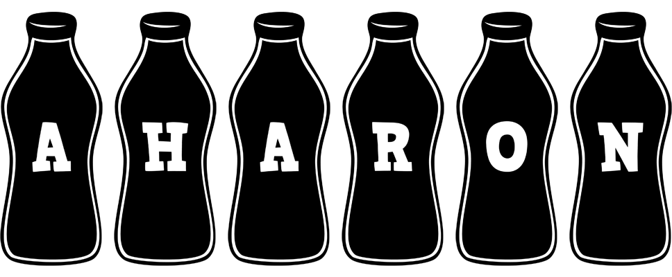 Aharon bottle logo