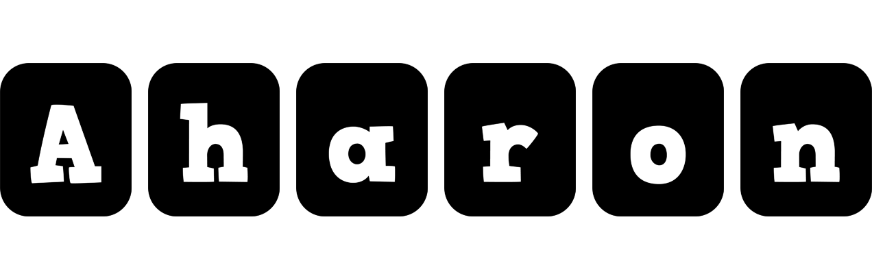 Aharon box logo