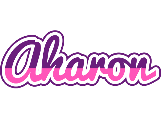 Aharon cheerful logo