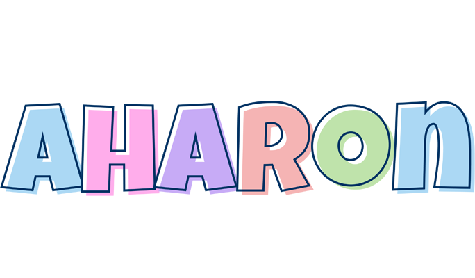 Aharon pastel logo