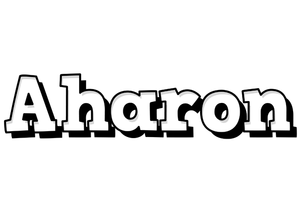 Aharon snowing logo