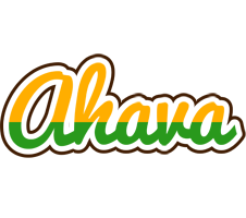 Ahava banana logo