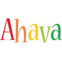 Ahava birthday logo