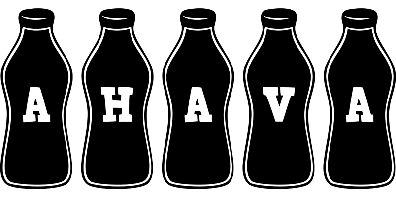 Ahava bottle logo