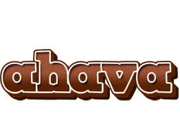 Ahava brownie logo