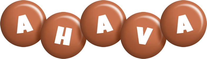 Ahava candy-brown logo