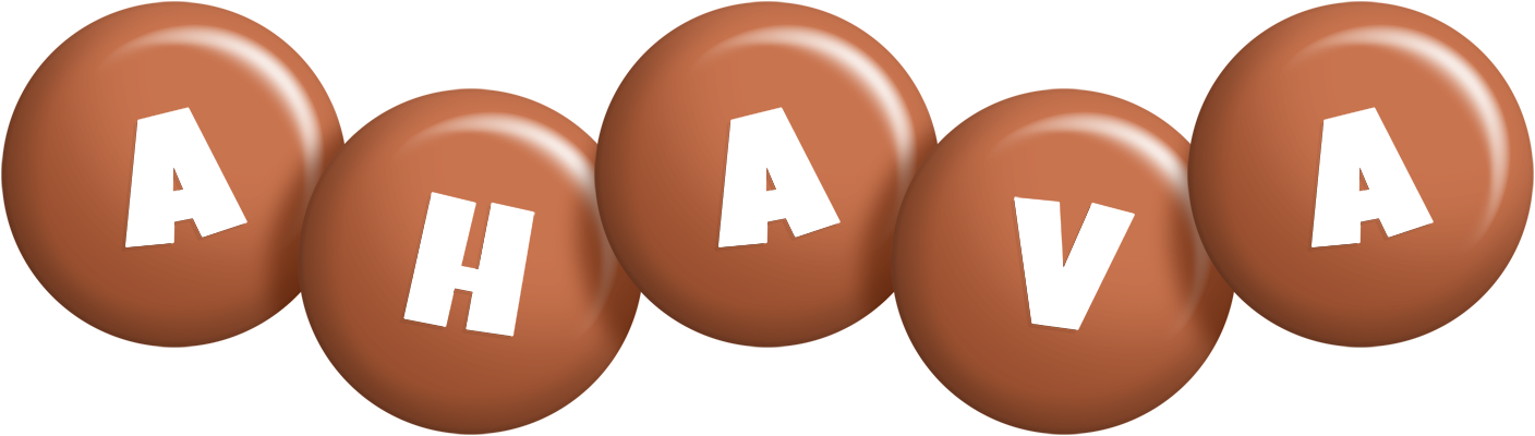 Ahava candy-brown logo