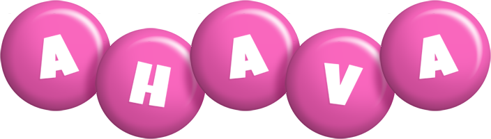 Ahava candy-pink logo