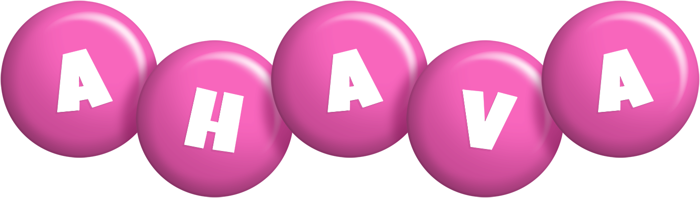 Ahava candy-pink logo