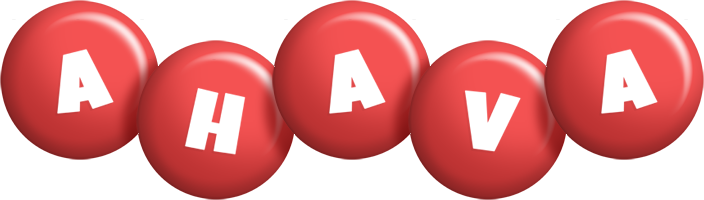 Ahava candy-red logo